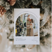 フォトコラージュモダンクリスマスカード シーズンカード