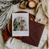 フォトコラージュモダンクリスマスカード 招待状