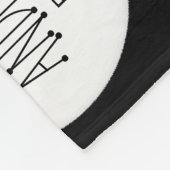 フォトコラージュモダンシック家族の友人のキープサケ フリースブランケット (角)