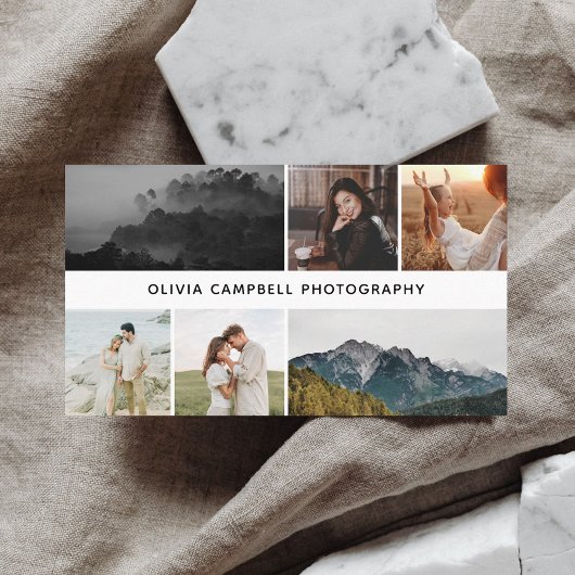 フォトコラージュモダンシンプル 名刺