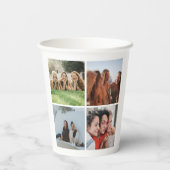 フォトコラージュモダンシンプル 紙コップ (裏面)