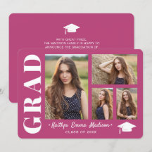 フォトコラージュモダンスクリプトピンクグラード4