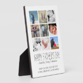 フォトコラージュモダンハッピーファーザーの日 フォトプラーク (側面)