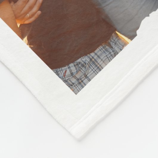 フォトコラージュモダンファエレガントミリー8 フリースブランケット (角)