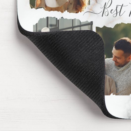 フォトコラージュモダンファエレガントミリー8 マウスパッド (コーナー)