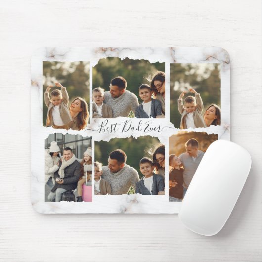 フォトコラージュモダンファエレガントミリー8 マウスパッド (マウス)