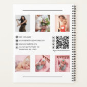 フォトコラージュモダンフォトグラファーアポイントメント プランナー手帳 (裏面)