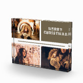フォトコラージュモダンホリデークリスマスフォトブロック フォトブロック (右)