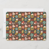 フォトコラージュモダンメリークリスマスカード シーズンカード (裏面)