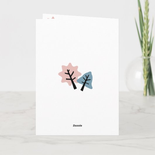 フォトコラージュモダンメリークリスマスファミリー シーズンカード (裏面)