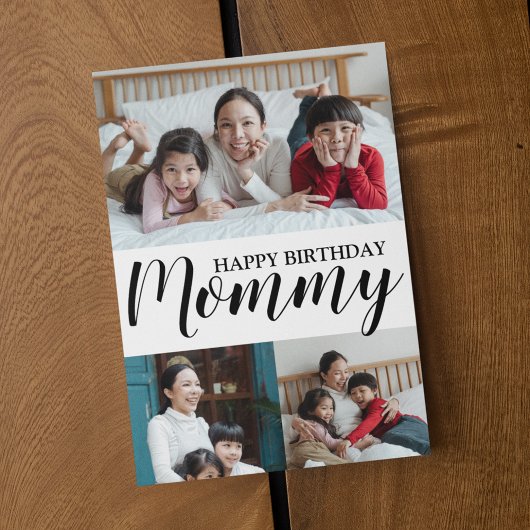 フォトコラージュモダンモミー誕生日