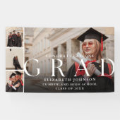 フォトコラージュモダン卒業パーティバナー 横断幕 (横)