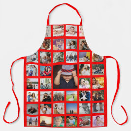 フォトコラージュユニークパーソナライズされた エプロン