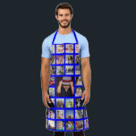 フォトコラージュユニークパーソナライズされた エプロン<br><div class="desc">Photo Collage ユニークパーソナライズされた epron from Ricaso – トップフォトの位置に注意して欲しい見た目を見る</div>