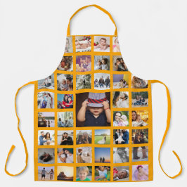 フォトコラージュユニークパーソナライズされた エプロン