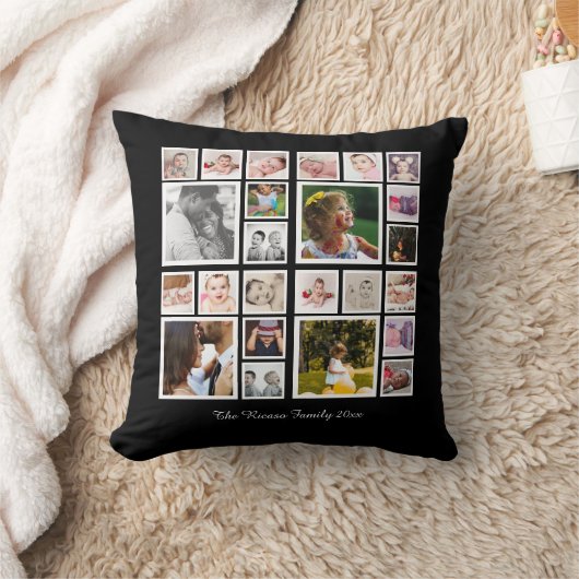 フォトコラージュユニークDIYパーソナライズされたカスタム クッション (ブランケット)