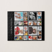 フォトコラージュユニークDIYパーソナライズされた ジグソーパズル (横)