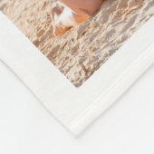 フォトコラージュレトロファミリー8写真 フリースブランケット (角)