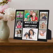 フォトコラージュ世界の最高の叔母と叔父の8 フォトプラーク