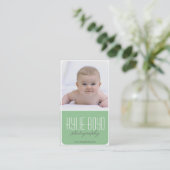 フォトコラージュ写真名刺 名刺 (スタンド正面)