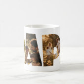 フォトコラージュ切り出しレターPAPA コーヒーマグカップ (中央)