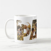 フォトコラージュ切り出しレターPAPA コーヒーマグカップ (左)