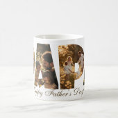 フォトコラージュ切り出しレターPAPA コーヒーマグカップ (中央)