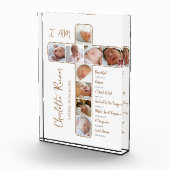 フォトコラージュ十字形バプテスマの贈り物 フォトブロック (右)