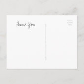 フォトコラージュ卒業ありがとうポストカード ポストカード (裏面)