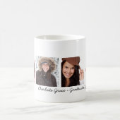 フォトコラージュ卒業カスタムDIY コーヒーマグカップ (中央)