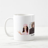 フォトコラージュ卒業カスタムDIY コーヒーマグカップ (左)