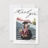 フォトコラージュ卒業サンキューカード サンキューカード (正面)
