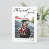 フォトコラージュ卒業サンキューカード サンキューカード (スタンド正面)