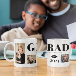 フォトコラージュ卒業生 コーヒーマグカップ