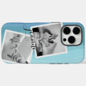 フォトコラージュ名水色(青) Case-Mate iPhoneケース (裏面 (横))