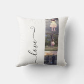 フォトコラージュ家族の写真テンプレート6写真 クッション (裏面)