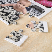 フォトコラージュ家族の写真 ジグソーパズル (側面)