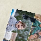 フォトコラージュ家族の子供を12人作成モノグラムの ビーチタオル (インサイチュ)