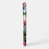 フォトコラージュ家族の子供を5人作成モノグラムの iPhoneケース (左側面)