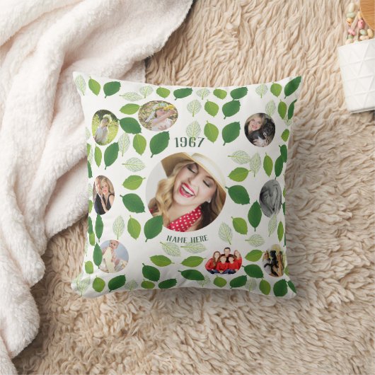 フォトコラージュ家族の木ママの贈り物 クッション (ブランケット)