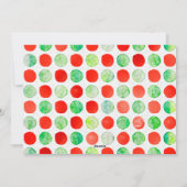 フォトコラージュ小妖精や小人ティークリスマスウォーターカラー シーズンカード (裏面)