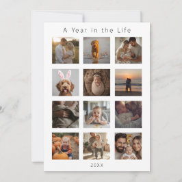 フォトコラージュ年レビュー – クリスマス新年 シーズンカード
