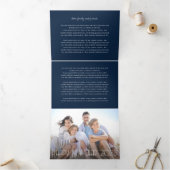 フォトコラージュ年末年始 三つ折りクリスマスカード (内部)