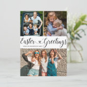 フォトコラージュ復活祭あいさつ シーズンカード (スタンド正面)