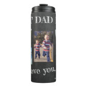 フォトコラージュ愛するパパ父の日 タンブラー (正面)