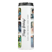 フォトコラージュ愛ママ文字 パーソナライズされた タンブラー (裏面)