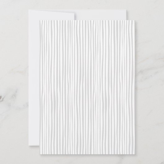 フォトコラージュ手書きグレー日付を保存 案内状 (裏面)