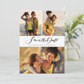 フォトコラージュ手書きスクリプト セーブザデート (スタンド正面)