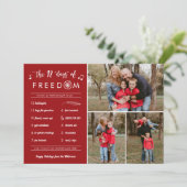 フォトコラージュ投稿Covid おもしろい Christmas シーズンカード (スタンド正面)