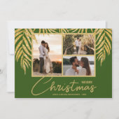 フォトコラージュ数々のクリスマス シーズンカード (正面)